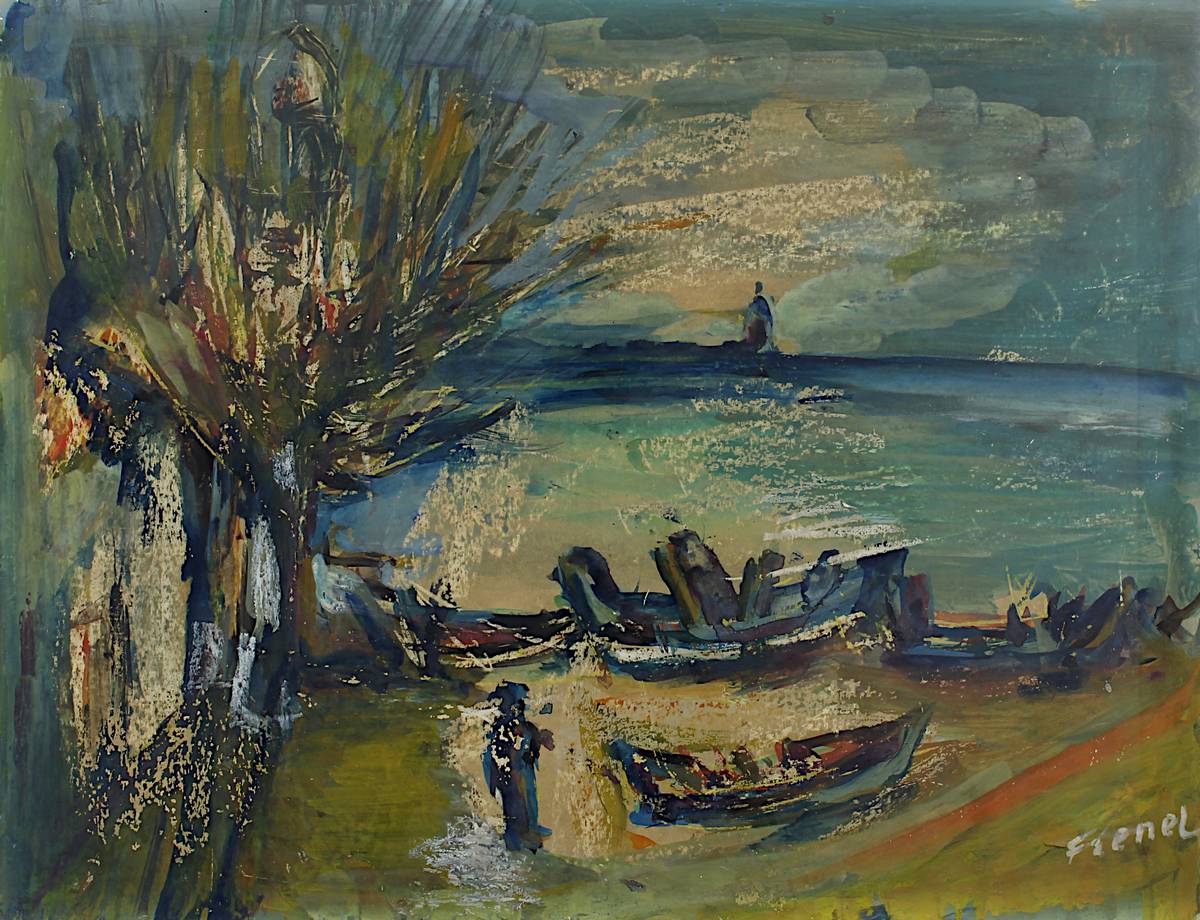 Frenkel, Yitzhak (Odessa 1899 - 1981 Tel Aviv-Jaffa), auch bekannt als Alexandre Frenel, Südseeküste - Image 2 of 2