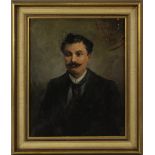 Pichat, Olivier (Frankreich ca. 1825 - 1912), Portrait eines Freundes des Malers, Öl auf Leinwand,