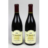 Zwei Flaschen 2000er Nuits-Saint-Georges, Bourgogne, Domaine de la Charmaie, Cote-Dor, gute
