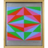 Bill, Max (Winterthur 1908 - 1994 Berlin) Geometrische Komposition, Farbserigraphie 1965, rechts