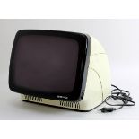 Fernseher Linea 1 Autovox, Rom Italien 1969/70, Entwurf Rodolfo Bonetto, weißer u. schwarzer