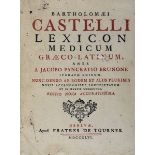 Castelli, Bartholomäus, Lexicon Medicum Graeco-Latinum ante A Jacobo Pancratio Brunone ..., Genf bei