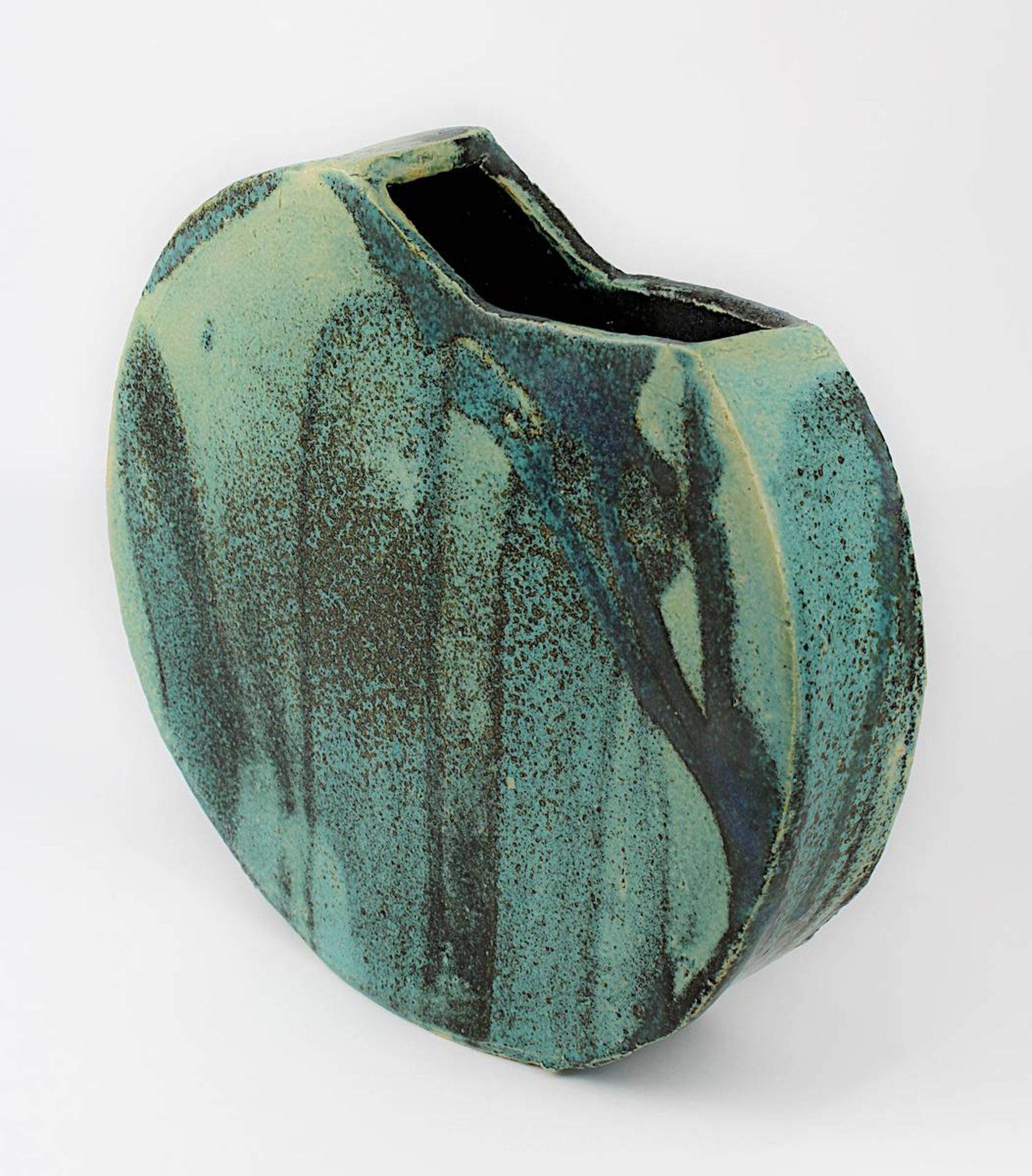 Reimers, Lotte (geb. Hamburg 1932) (Attrib.), Große Künstlerkeramik-Vase, Keramik heller Scherben,