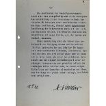 Schreiben Reichsführer SS u. Heinrich Himmler, "Einige Gedanken über die Behandlung der