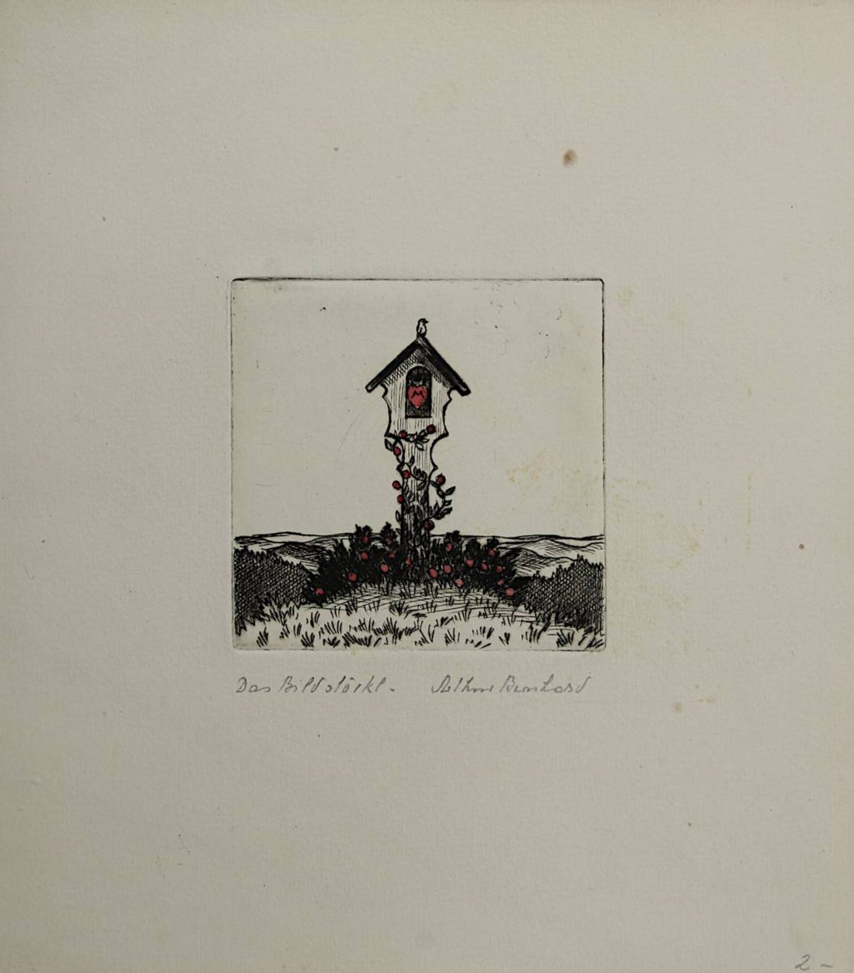 Bernhard, Arthur (Lobbach-Lobenfeld 1888 - 1956 Baden-Baden), 12 Radierungen, alle unt. der Darstell - Bild 5 aus 14