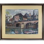 Müller, Hans-Joachim (Saarbrücken 1909 -1994 Saarbrücken), Die "Alte Brücke" über die Saar in