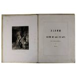 "L´Album De La Société Des Amis Des Arts De Strasbourg", Straßburg 1859, mit 6 der 7 Tafeln, diese