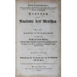 Hildebrandt, Friedrich, Handbuch der Anatomie des Menschen, vier Bände, Braunschweig 1830 - 1832,