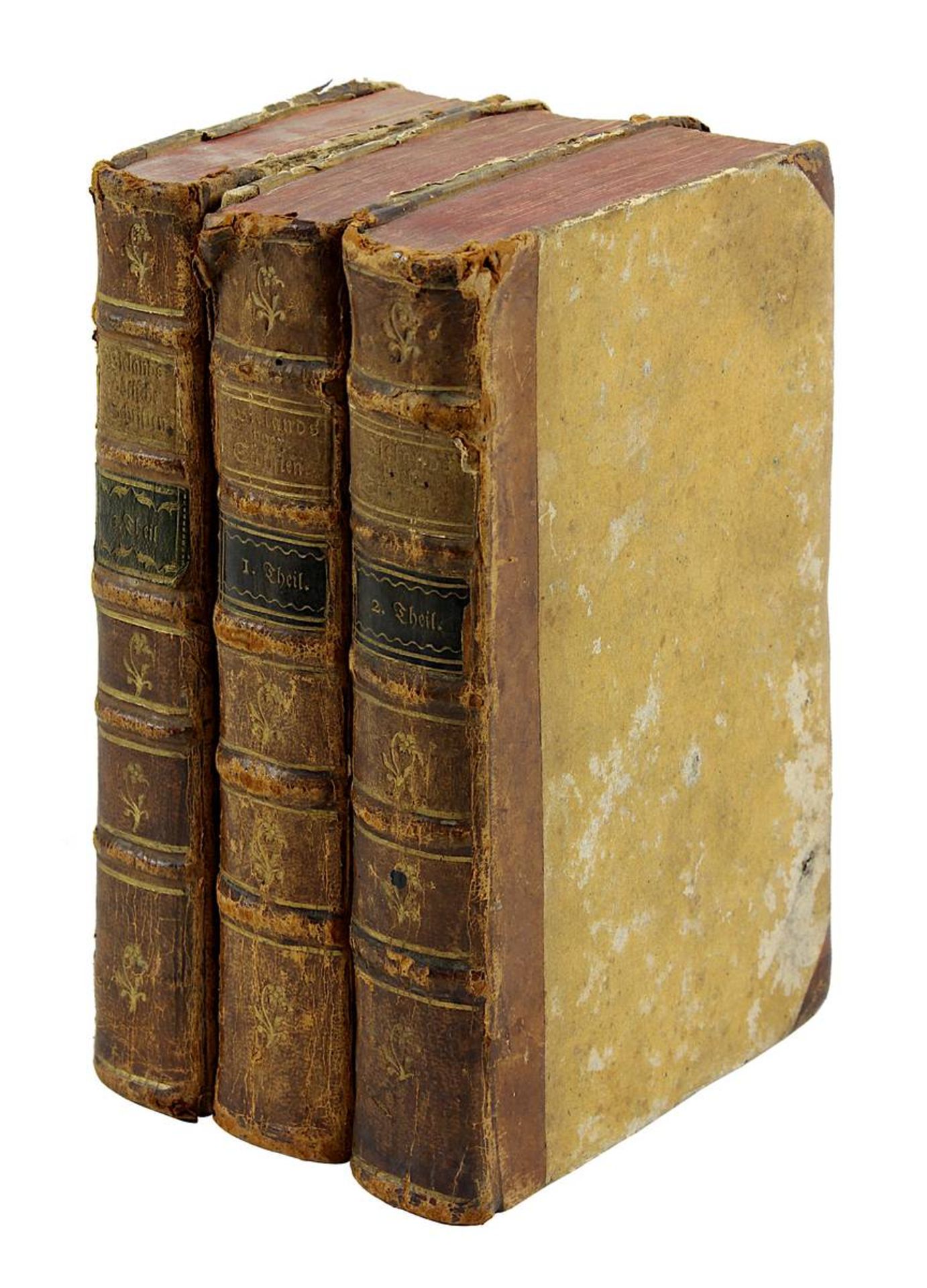 Wieland´s Sammlung poetischer Schriften, drei Bände, Carlsruhe, Verlag Christian Gottlieb Schmieder, - Image 2 of 2