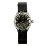 Syntakt Herren-Armbanduhr, Schweiz um 1950, Handaufzug, Halbplatinenwerk mit Kompensationsunruh