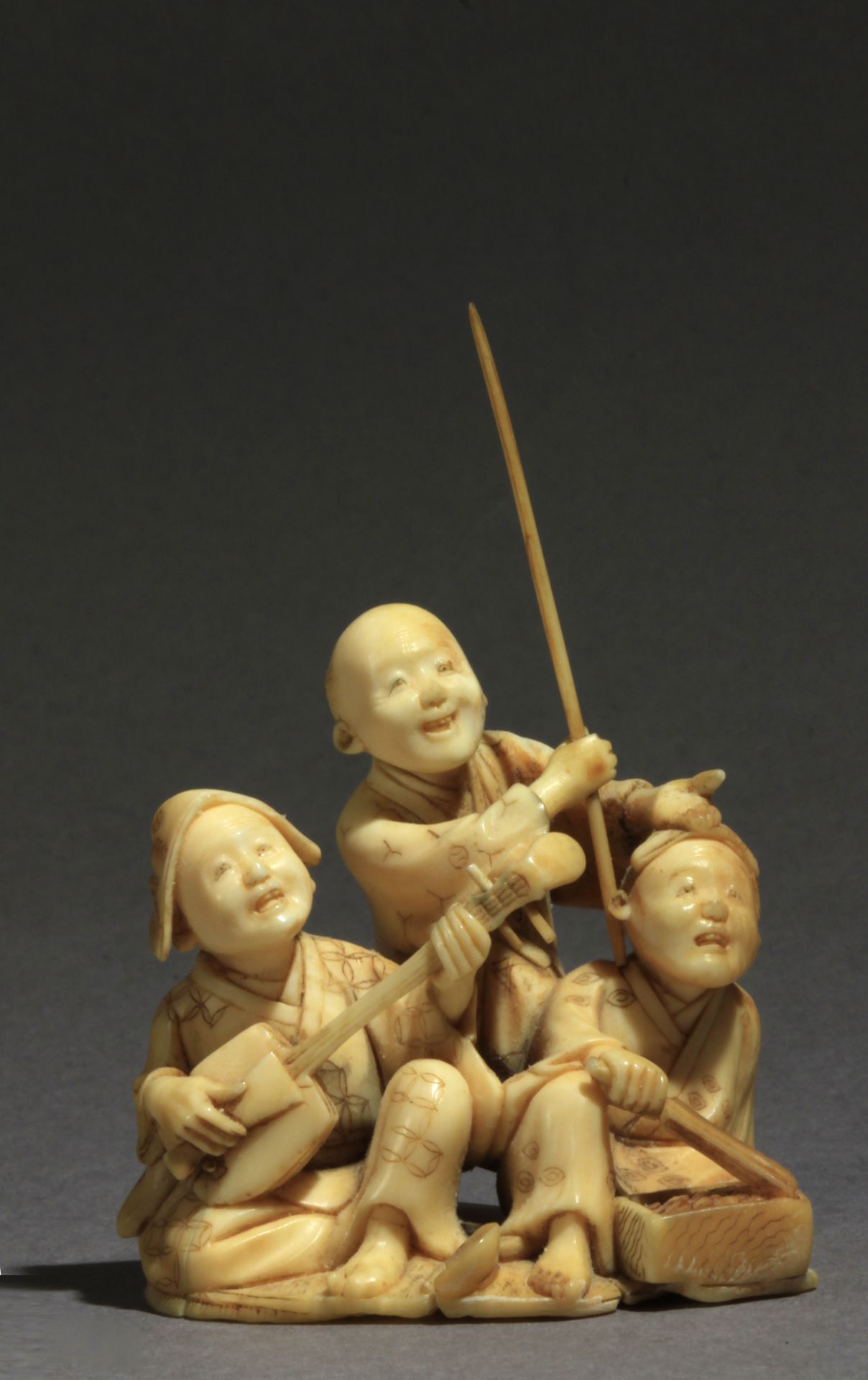 A Japanese netsuke-okimono circa 1860-1880 from Meiji period