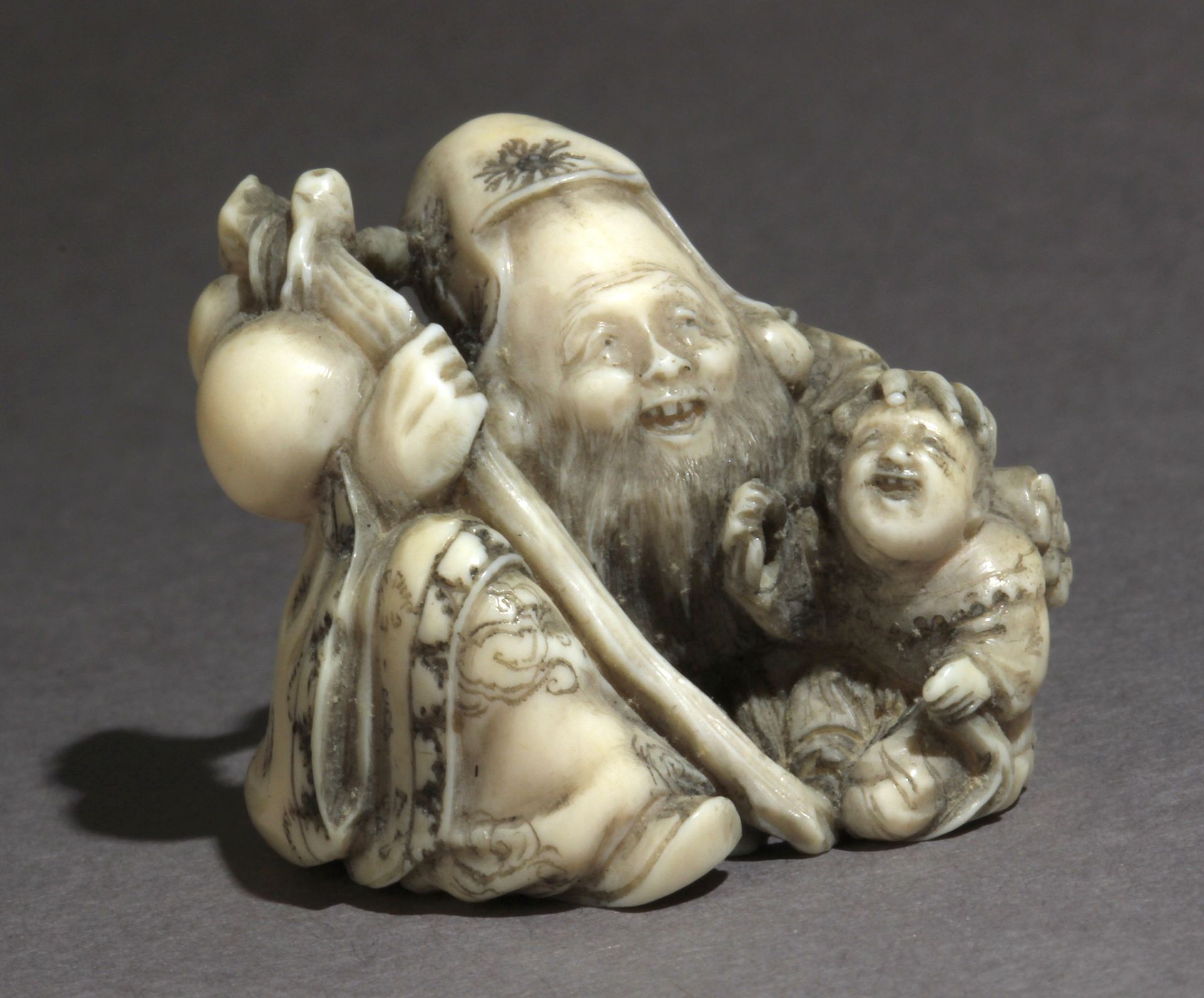 A late 19th century Japanese netsuke from Meiji period