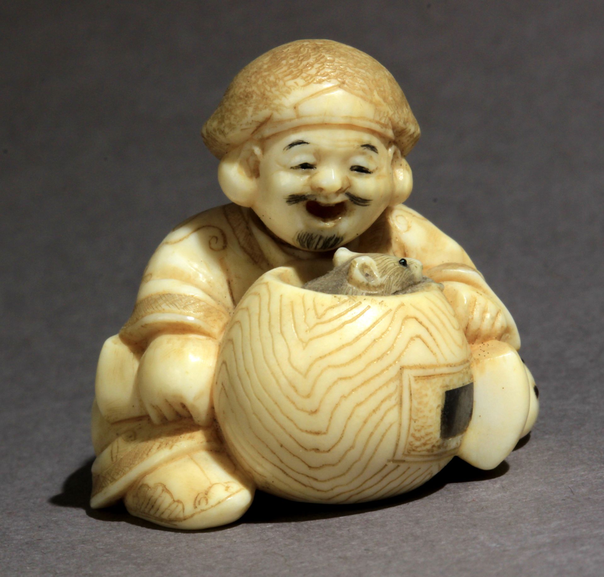 A late 19th century Japanese netsuke from Meiji period