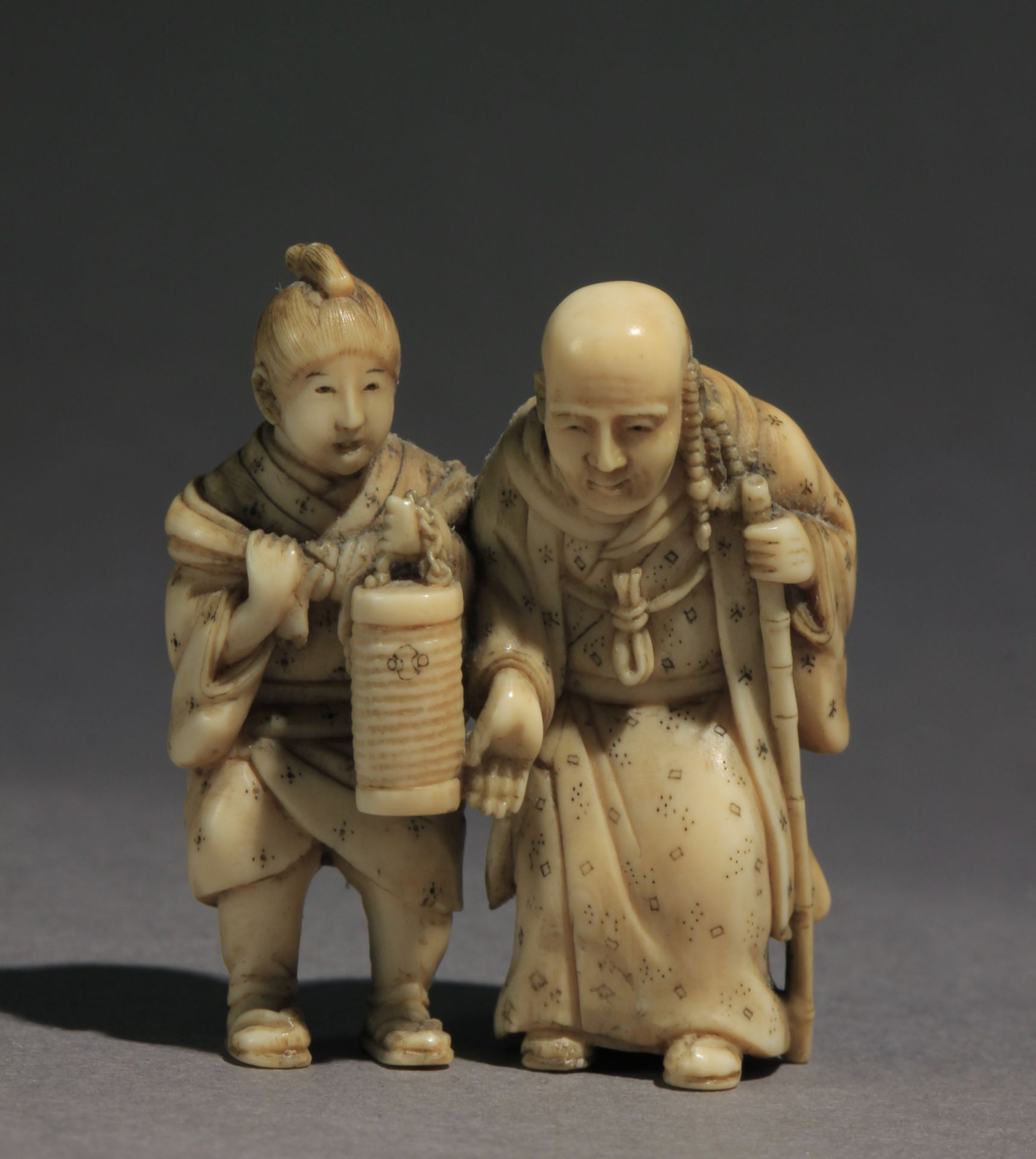 A mid 19th century Japanese netsuke from Edo-Meiji period