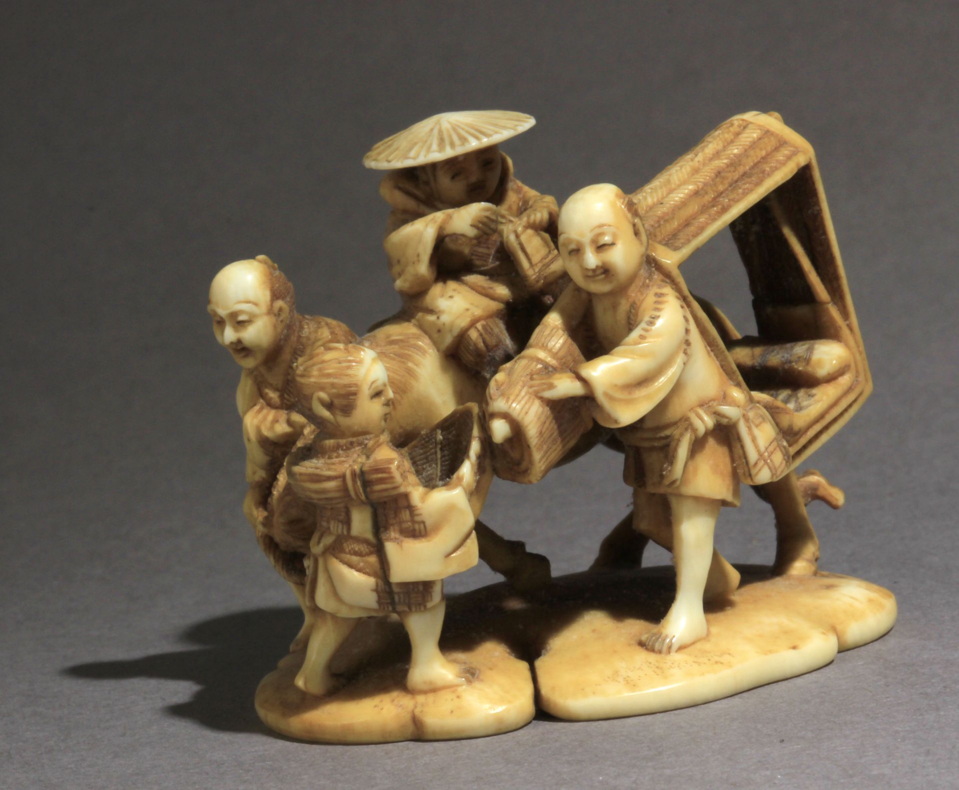 A Japanese netsuke-okimono circa 1860-1880 from Meiji period