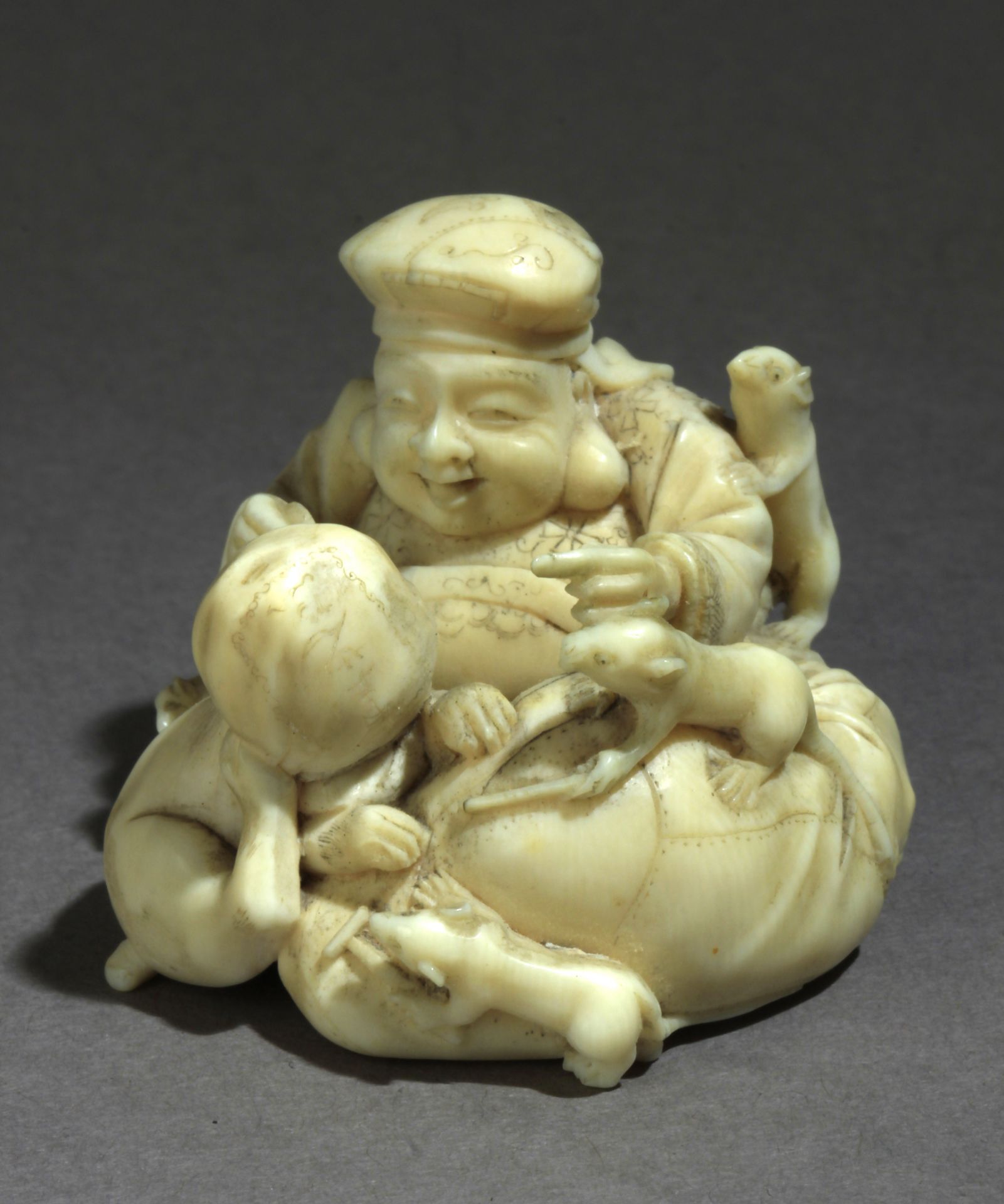 A late 19th century Japanese netsuke from Meiji period