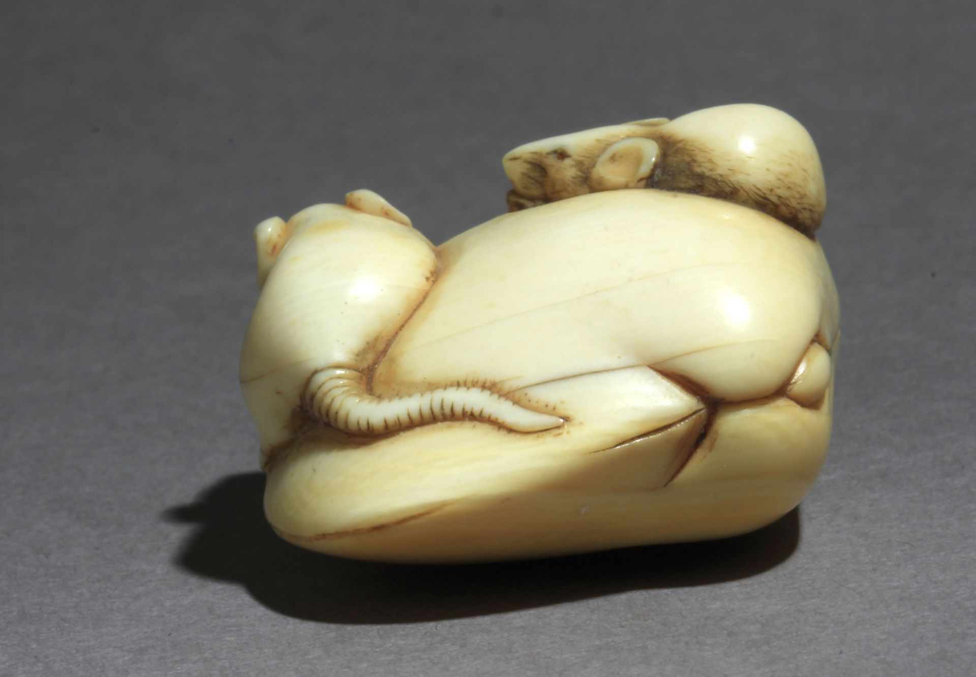 A late 18th century Japanese netsuke from Edo period - Image 3 of 5