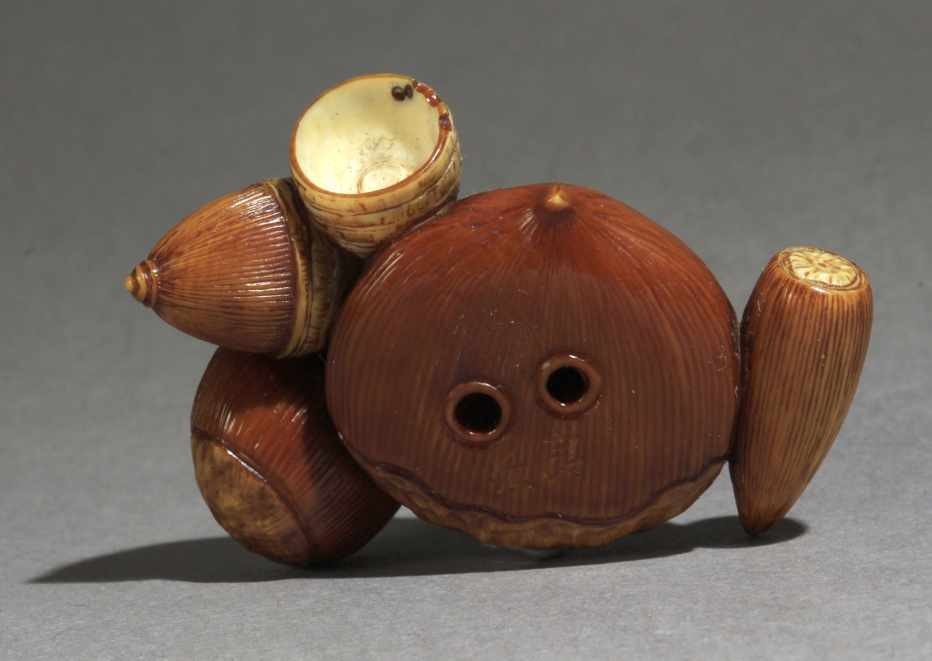 A 19th century Japanese netsuke from Meiji period - Bild 5 aus 6