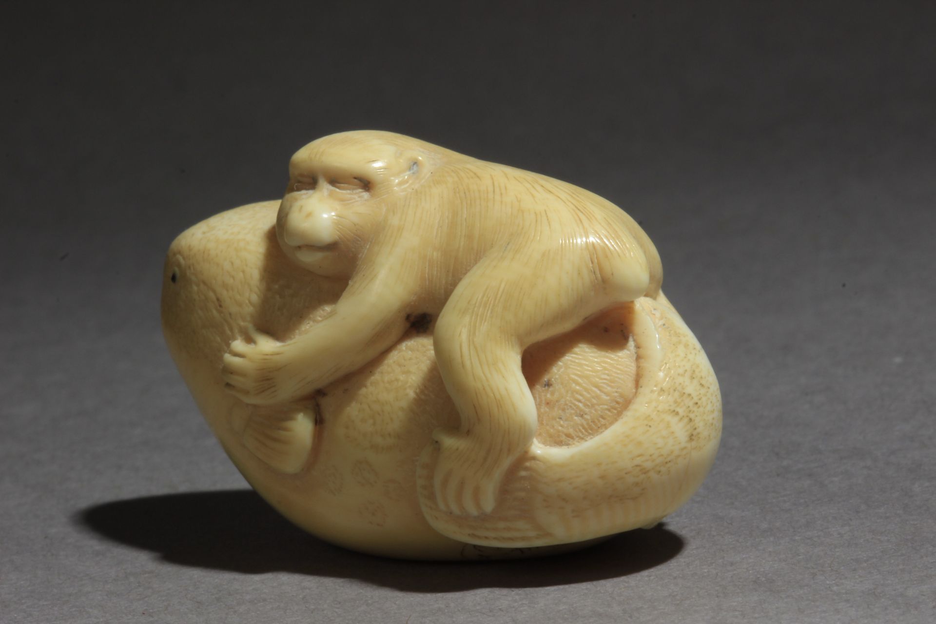 A 19th century Japanese netsuke - Image 5 of 9