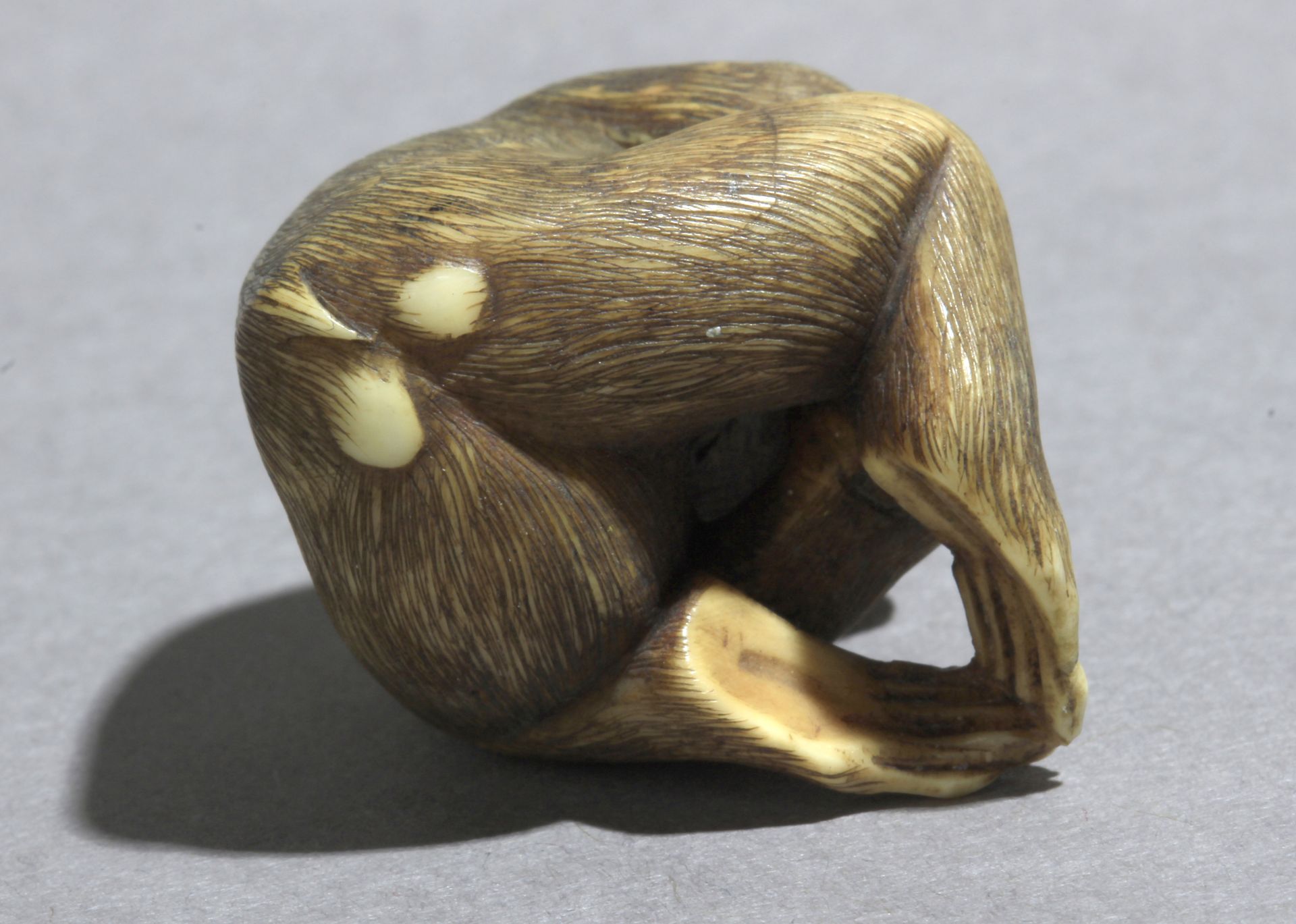 A mid 19th century Japanese netsuke from Meiji period - Image 7 of 7