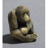 A mid 19th century Japanese netsuke from Meiji period