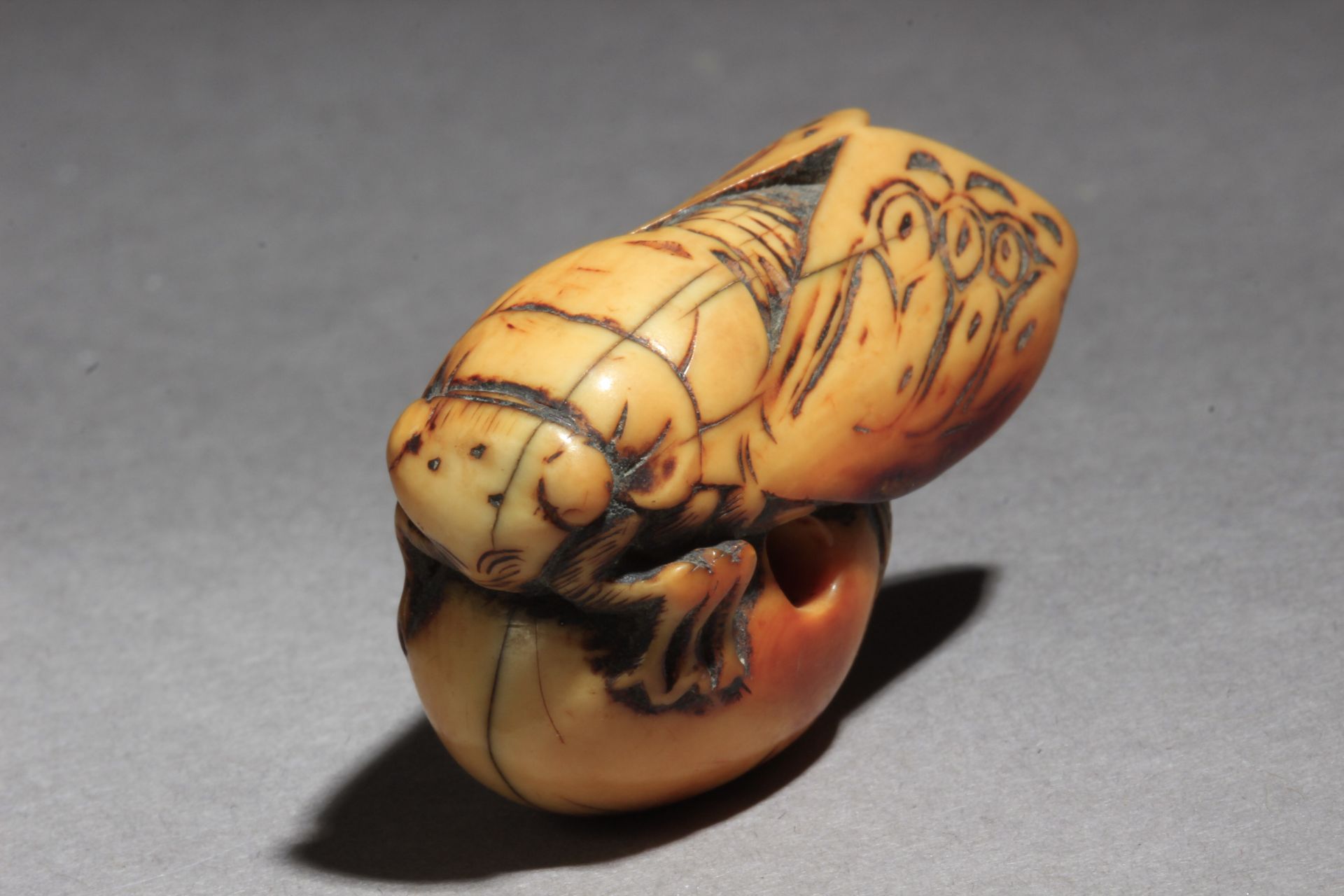 A mid 18th century Japanese netsuke from Edo period