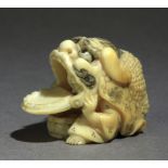 A late 19th century Japanese netsuke from Meiji period