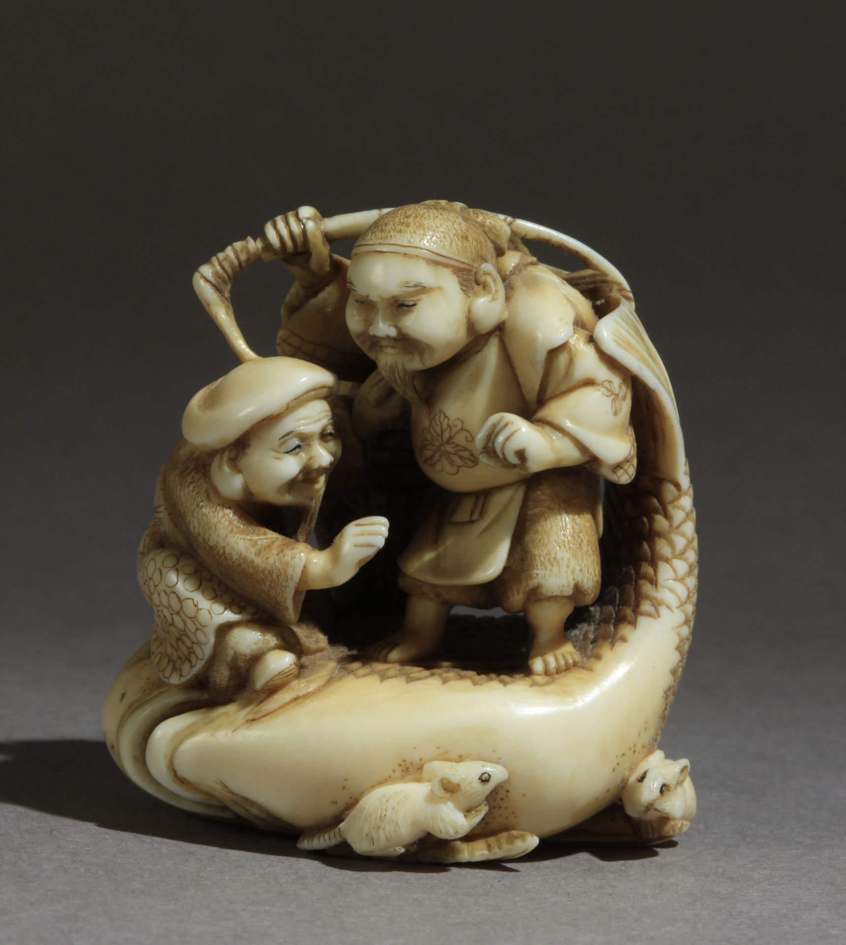 A late 19th century Japanese netsuke from Meiji period