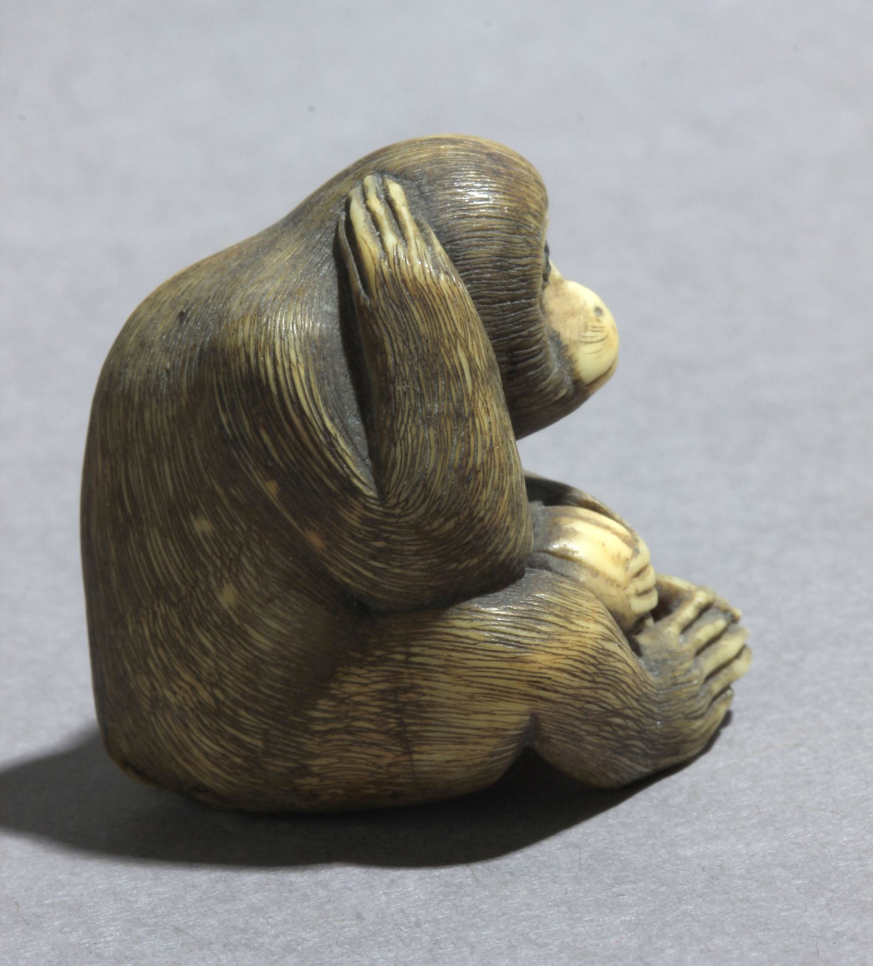 A mid 19th century Japanese netsuke from Meiji period - Image 6 of 7