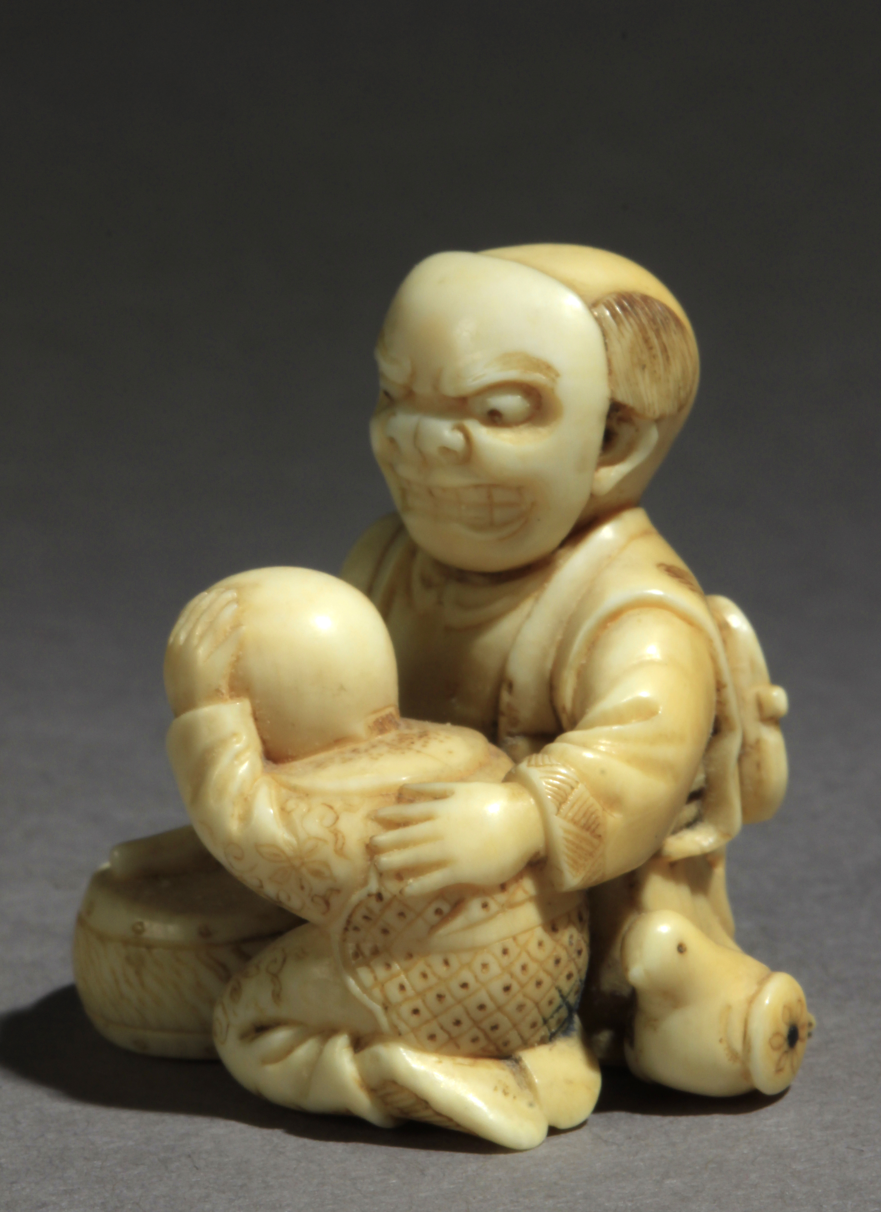 A mid 19th century Japanese netsuke from Edo-Meiji period