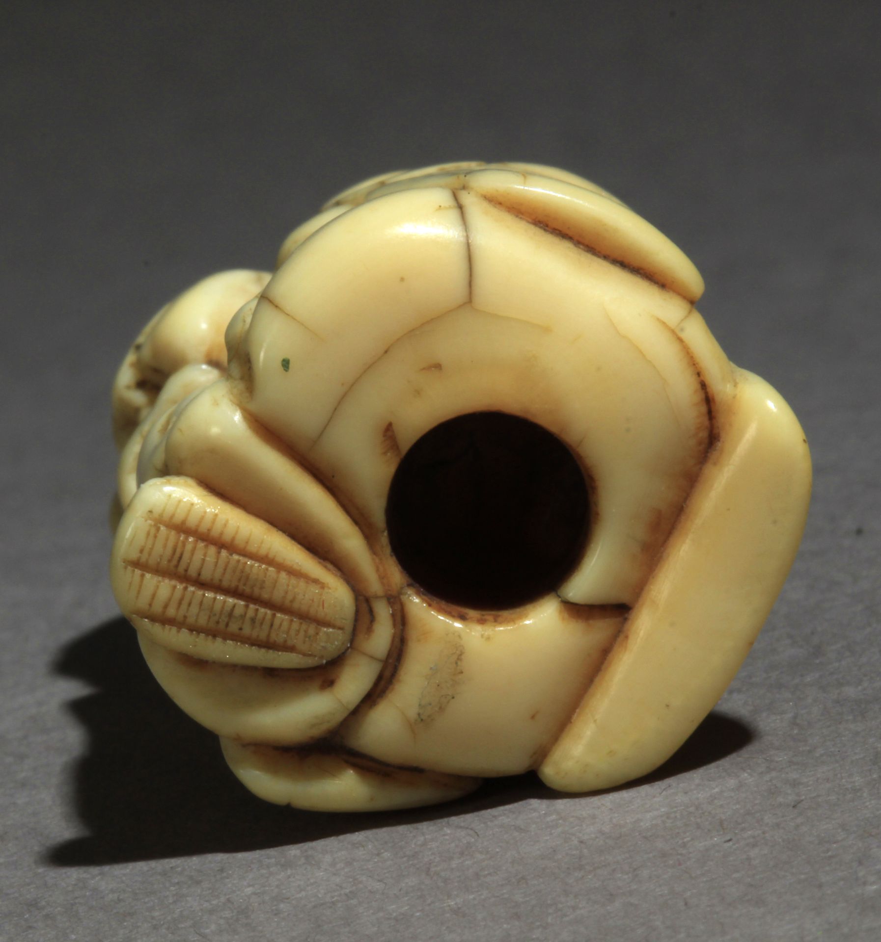 A 19th century Japanese netsuke from Edo period - Bild 7 aus 7