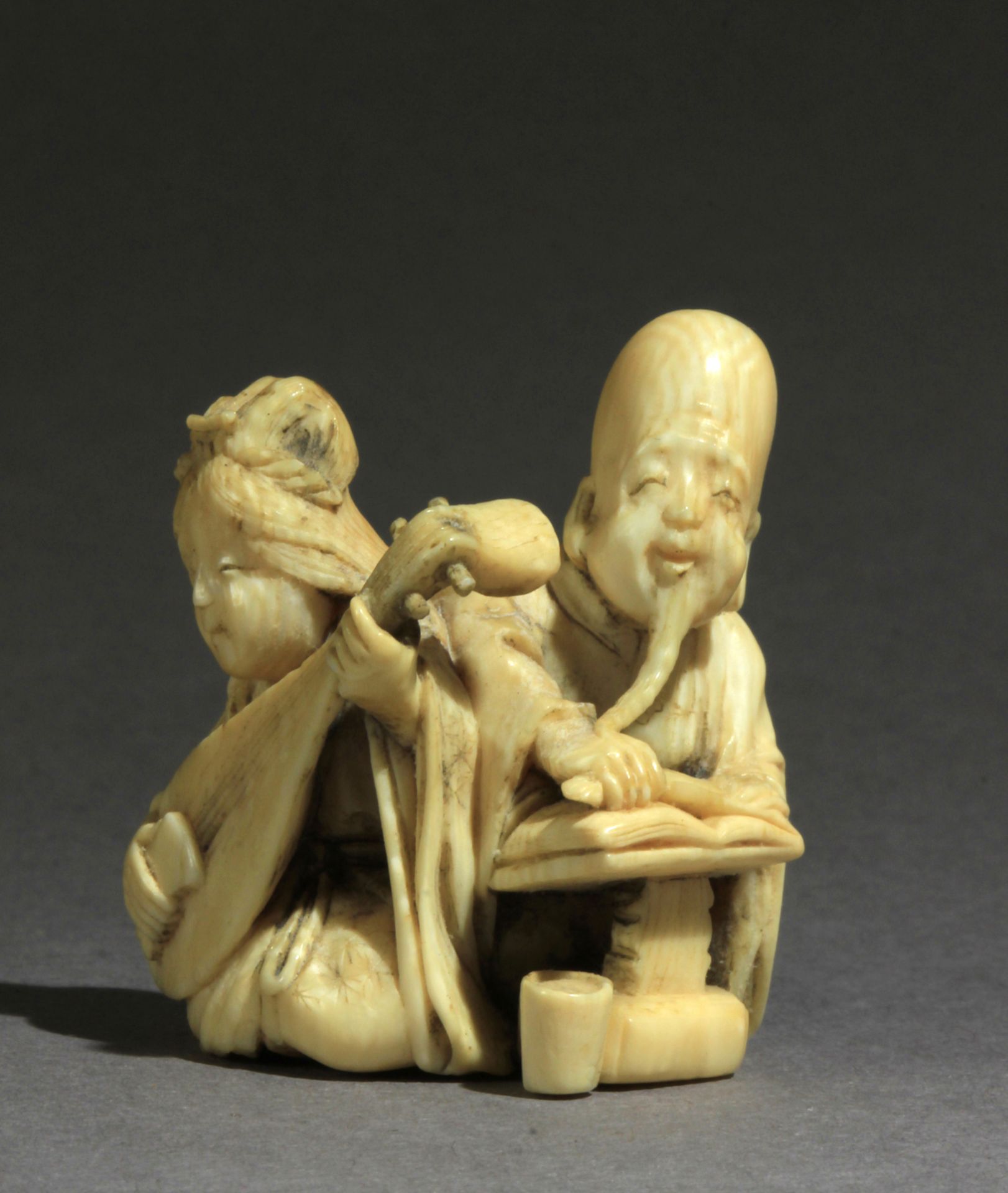 A mid 19th century Japanese netsuke from Edo-Meiji period