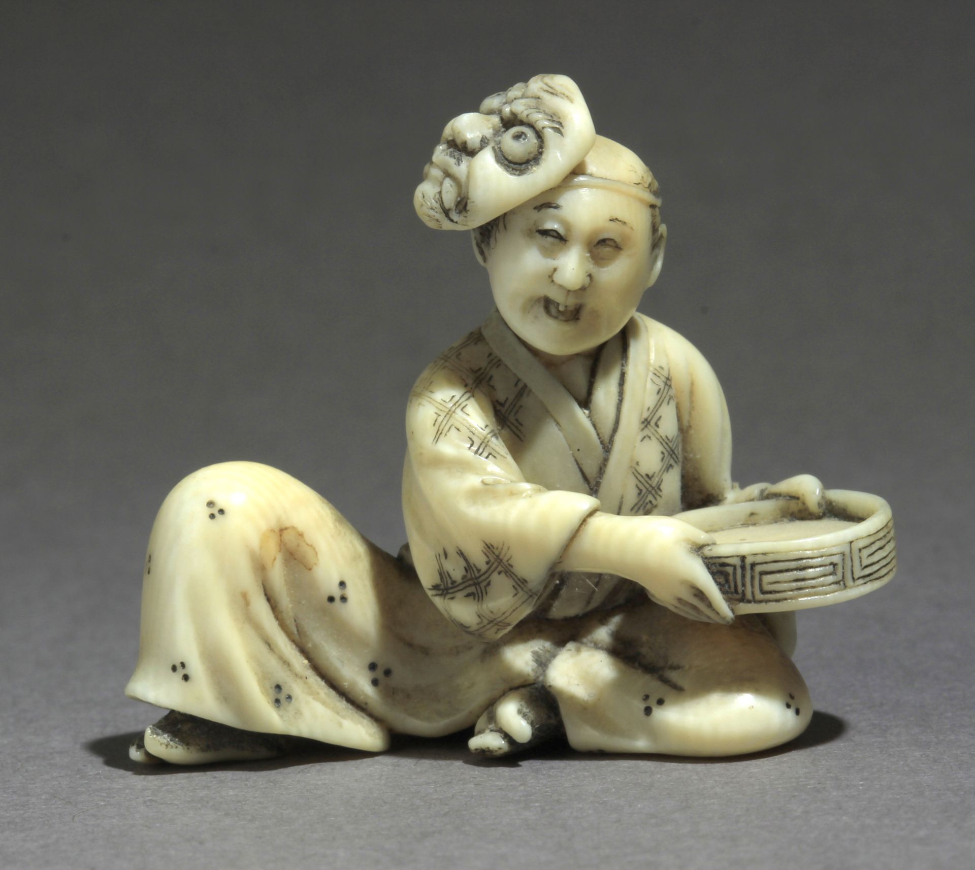 A mid 19th century Japanese netsuke from Meiji period.