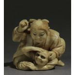 A Japanese netsuke circa 1900 from Meiji period