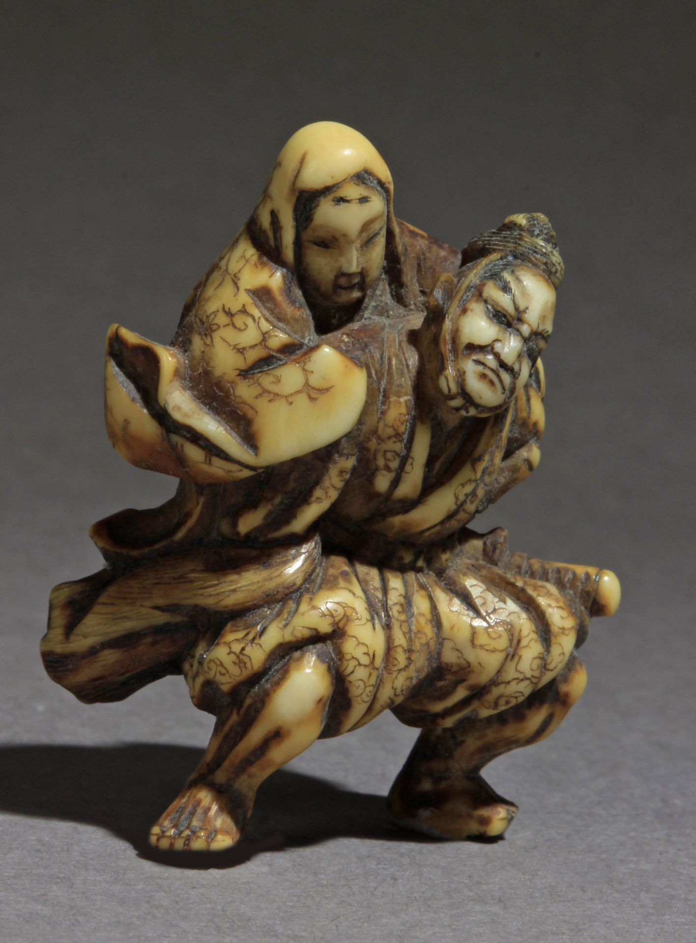 A mid 19th century Japanese netsuke from Edo period - Bild 2 aus 5