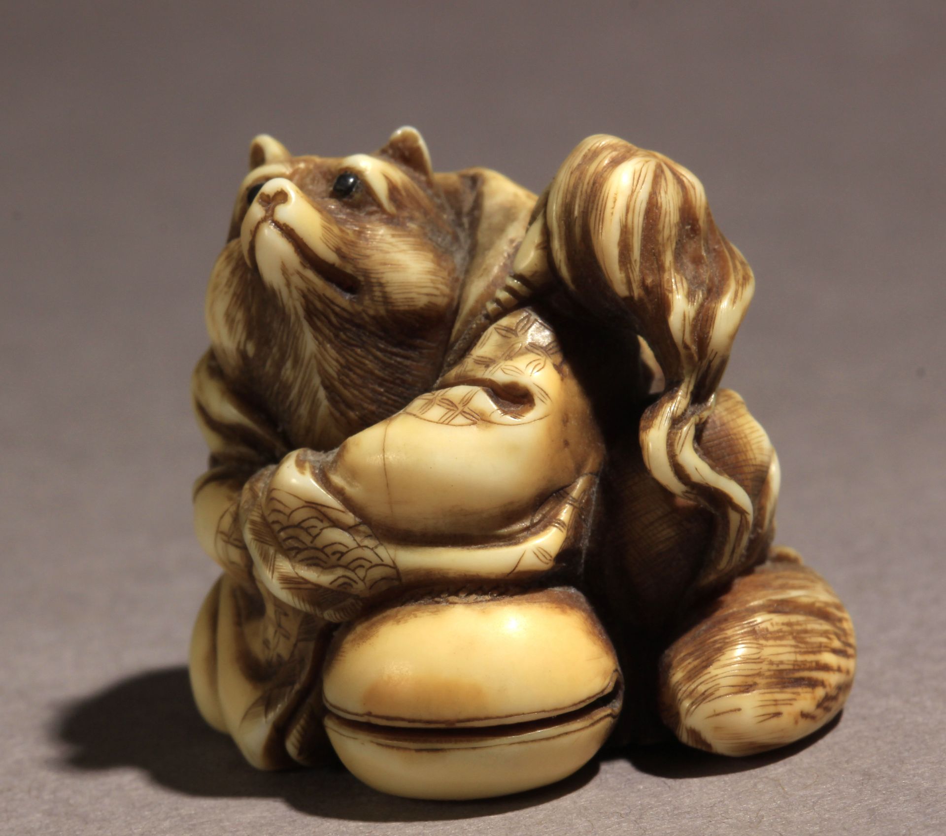 A late 19th century Japanese netsuke from Meiji period