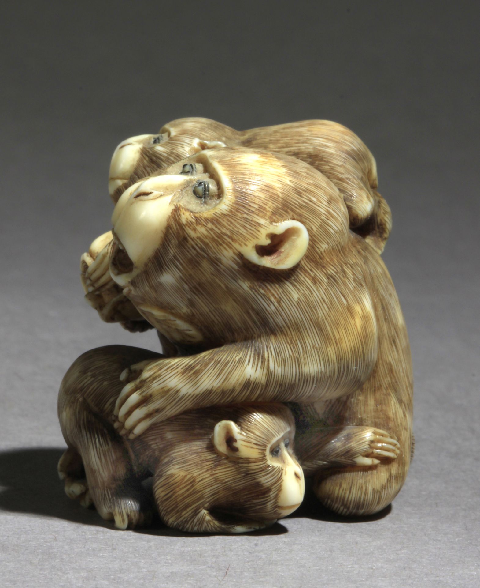 A 19th century Japanese netsuke from Meiji period - Image 2 of 7