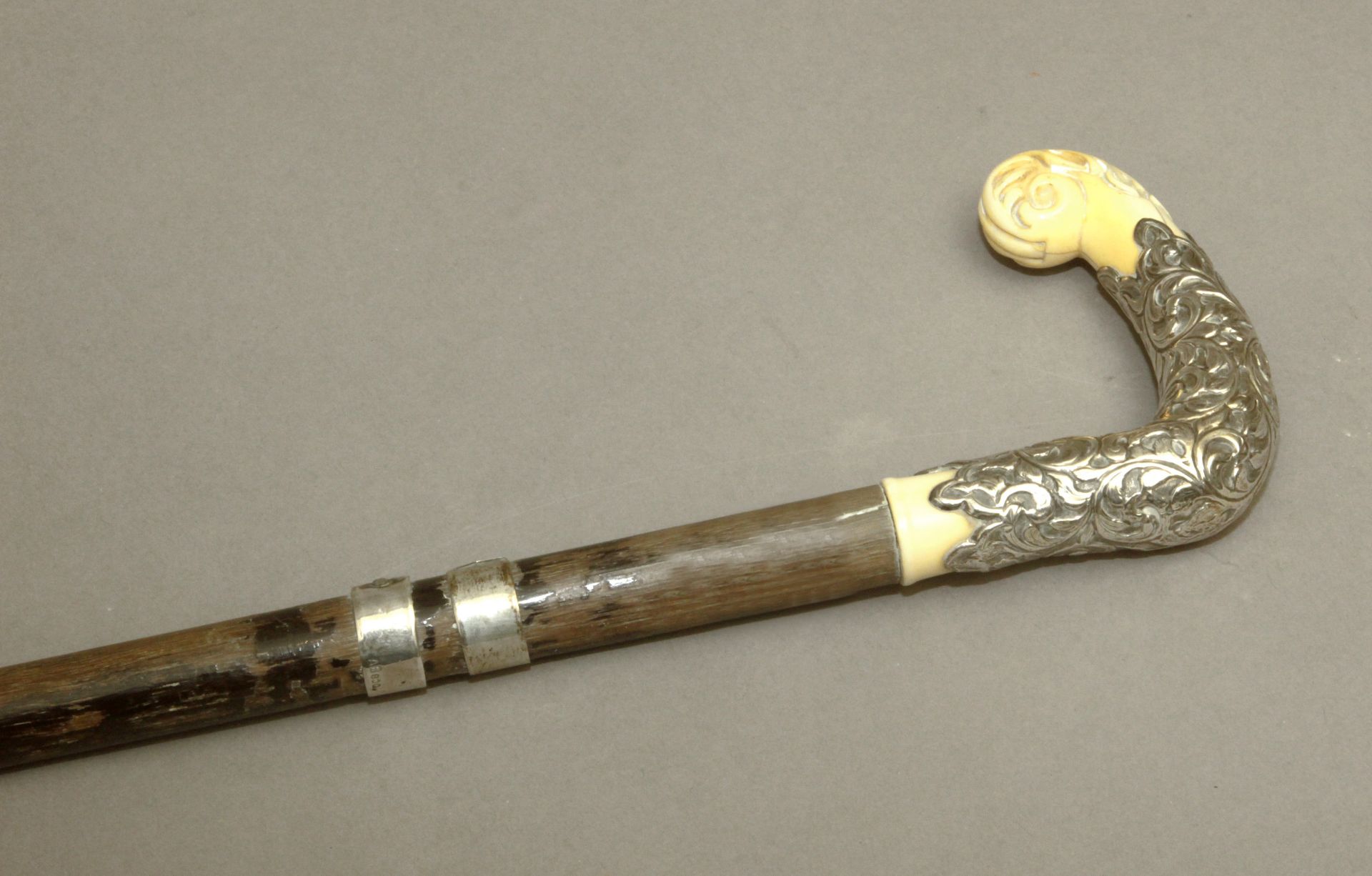 An ivory handled dress cane circa 1900 - Bild 5 aus 8