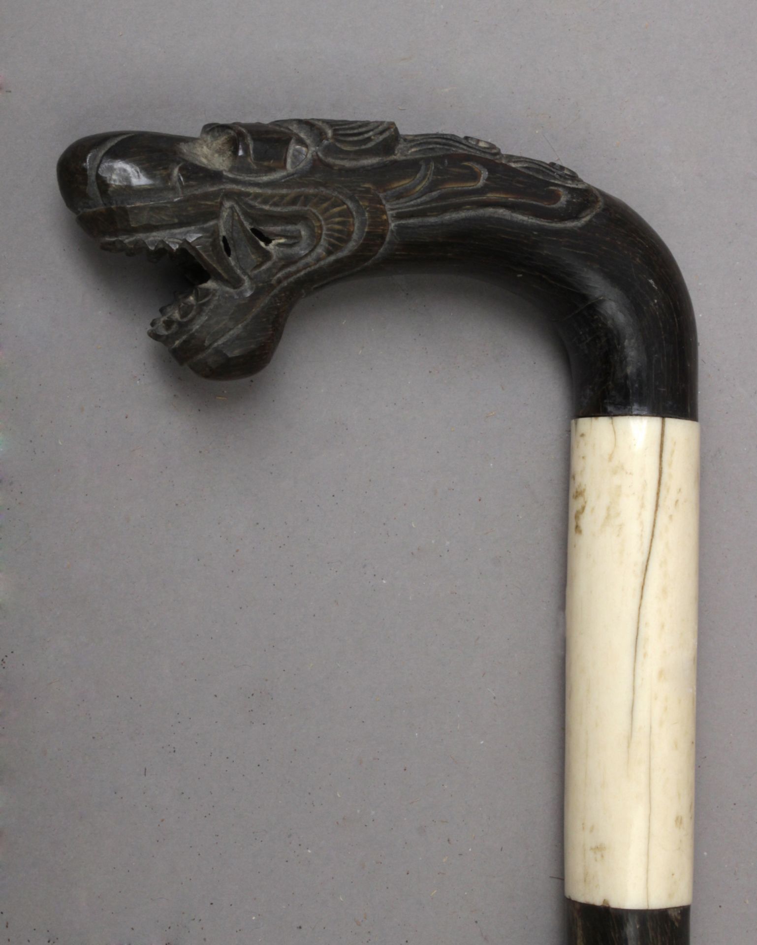 A Chinese walking stick circa 1900 - Bild 3 aus 5