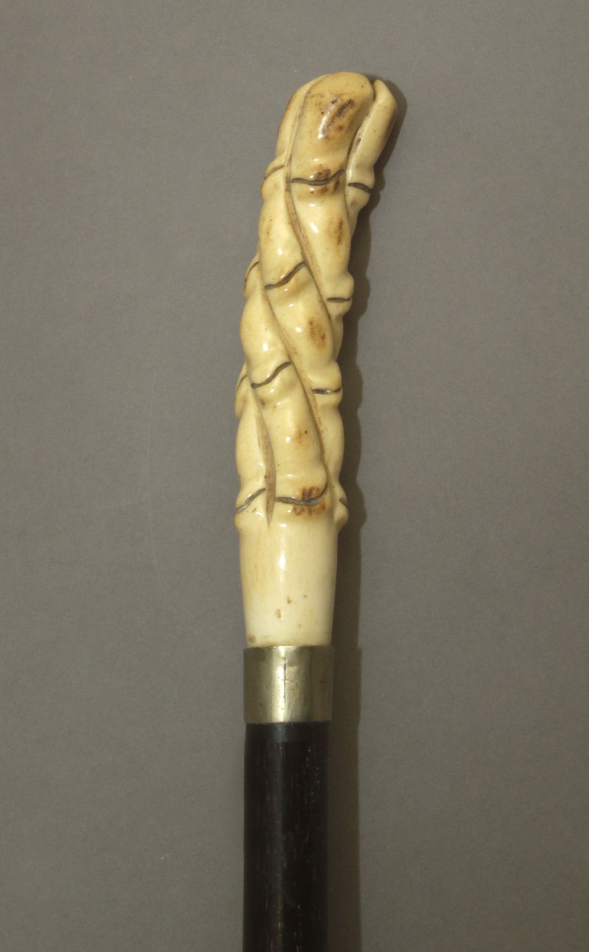 A 19th century walking stick