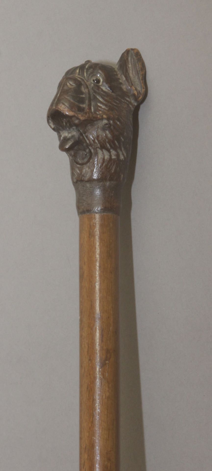 A 19th century walking stick