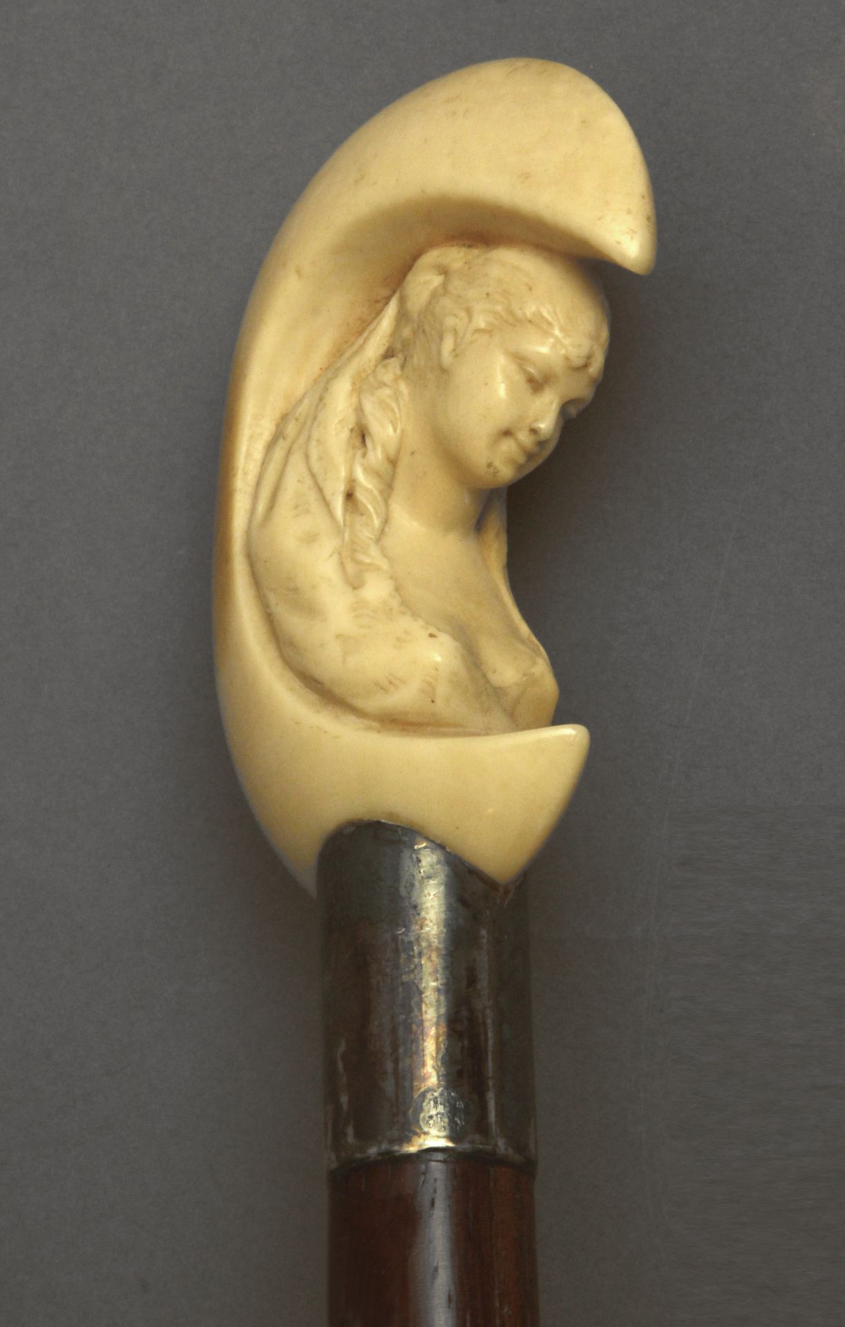 An ivory handled wlaking stick - Image 2 of 5