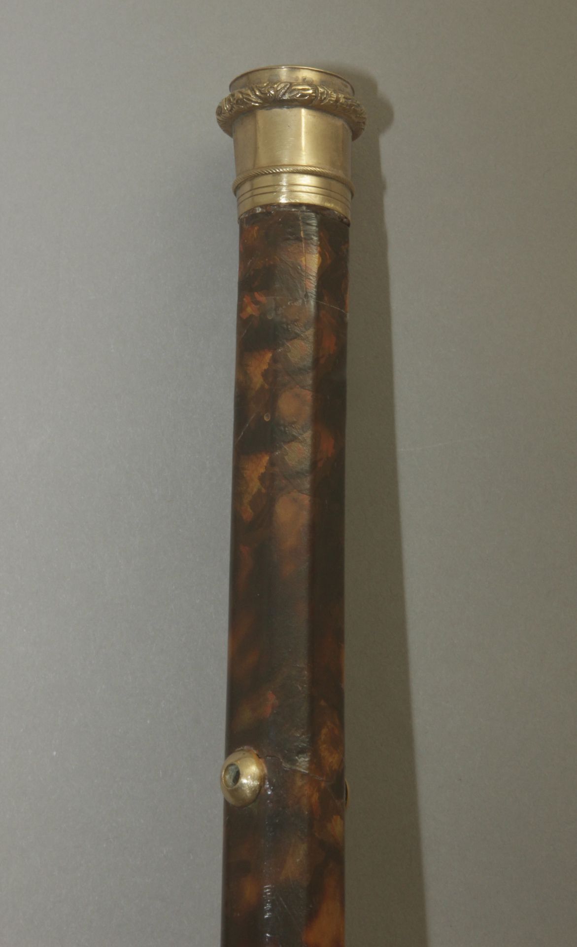 A first third of 20th century gold handled dress cane