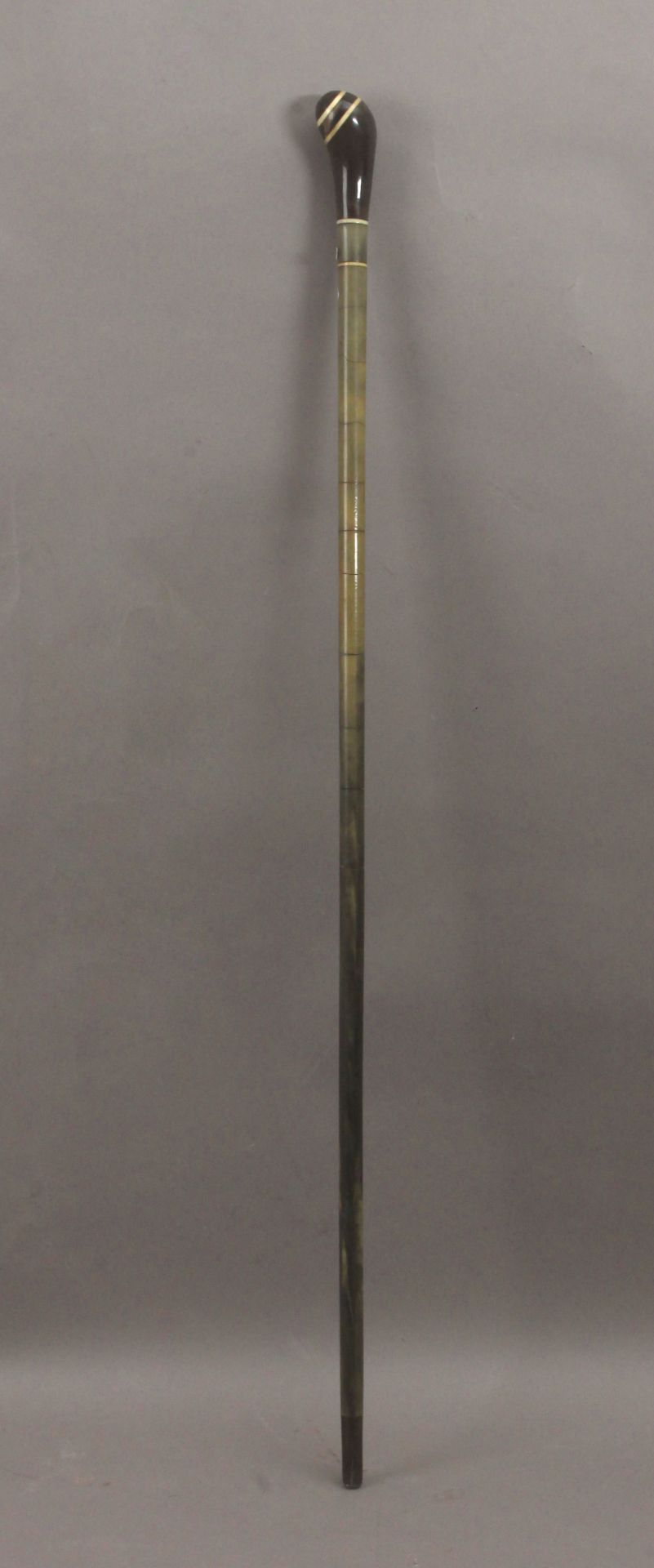 A 20th century knobstick handle walking stick - Bild 3 aus 3