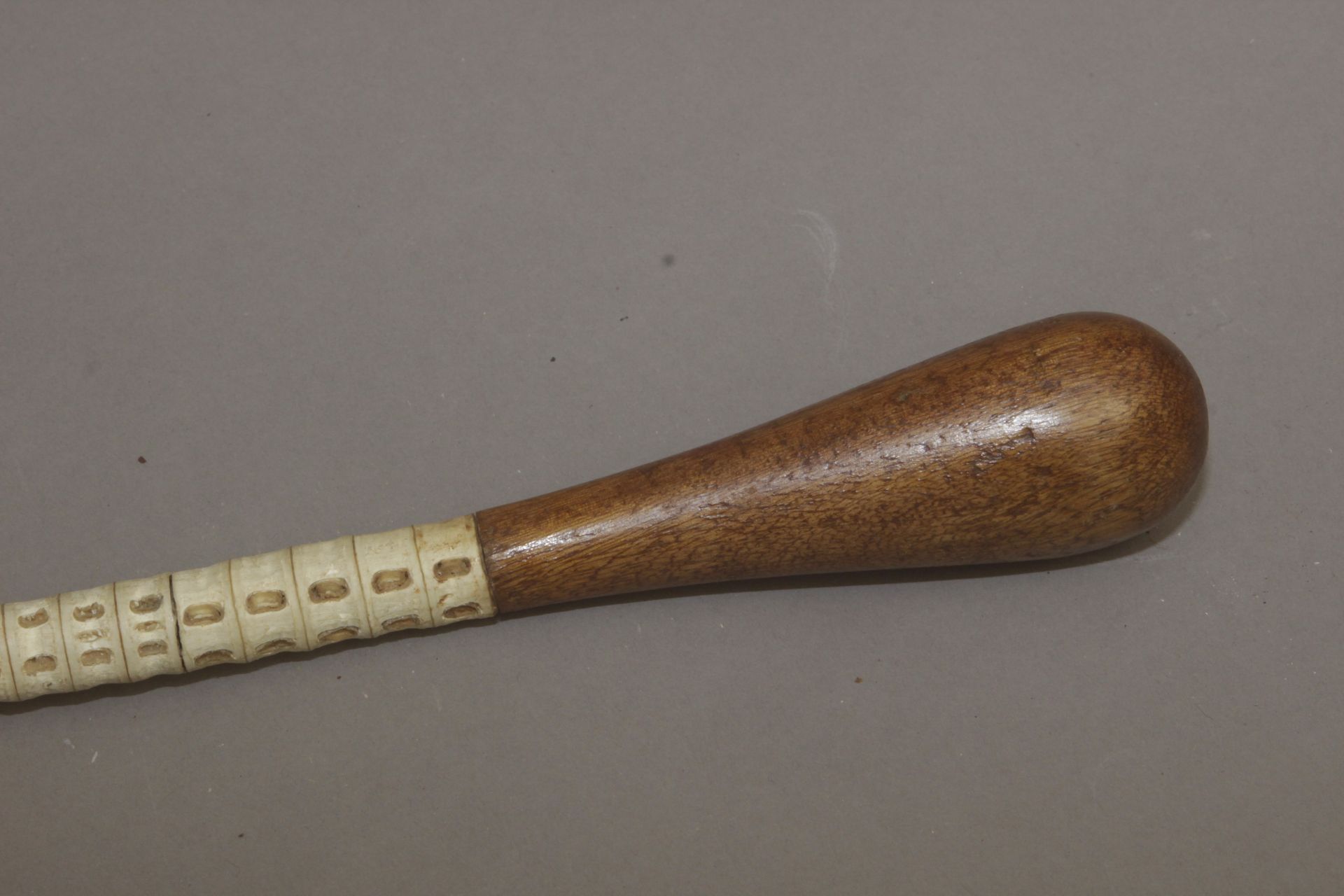 An early 20th century marine knob handled cane - Image 3 of 3