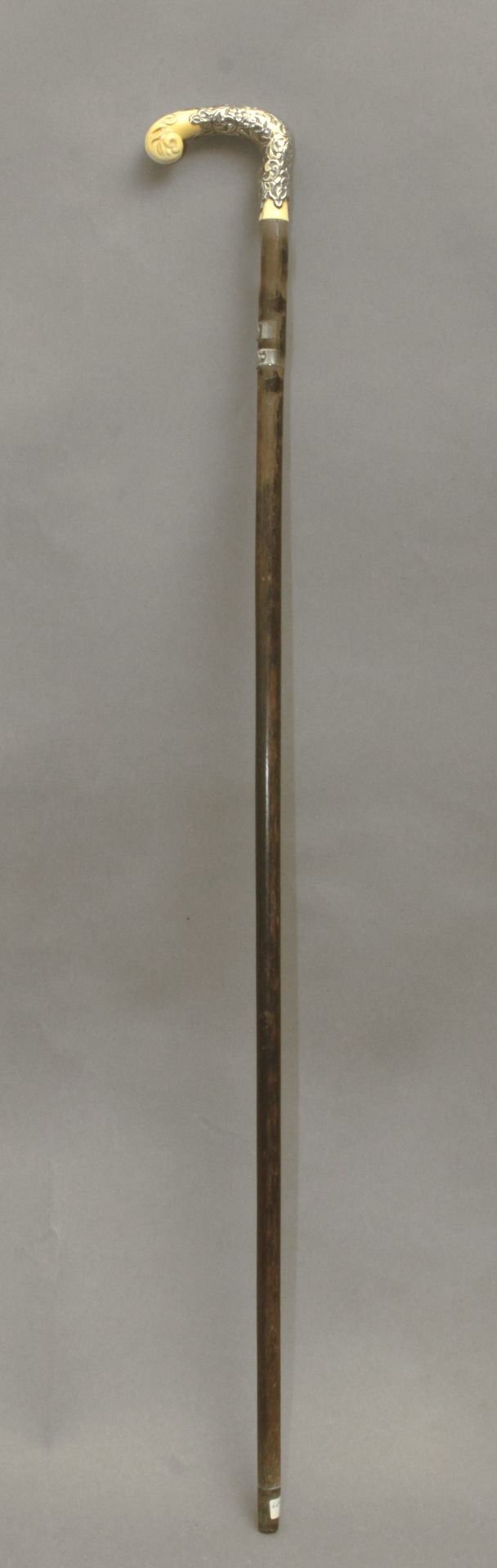 An ivory handled dress cane circa 1900 - Bild 3 aus 8