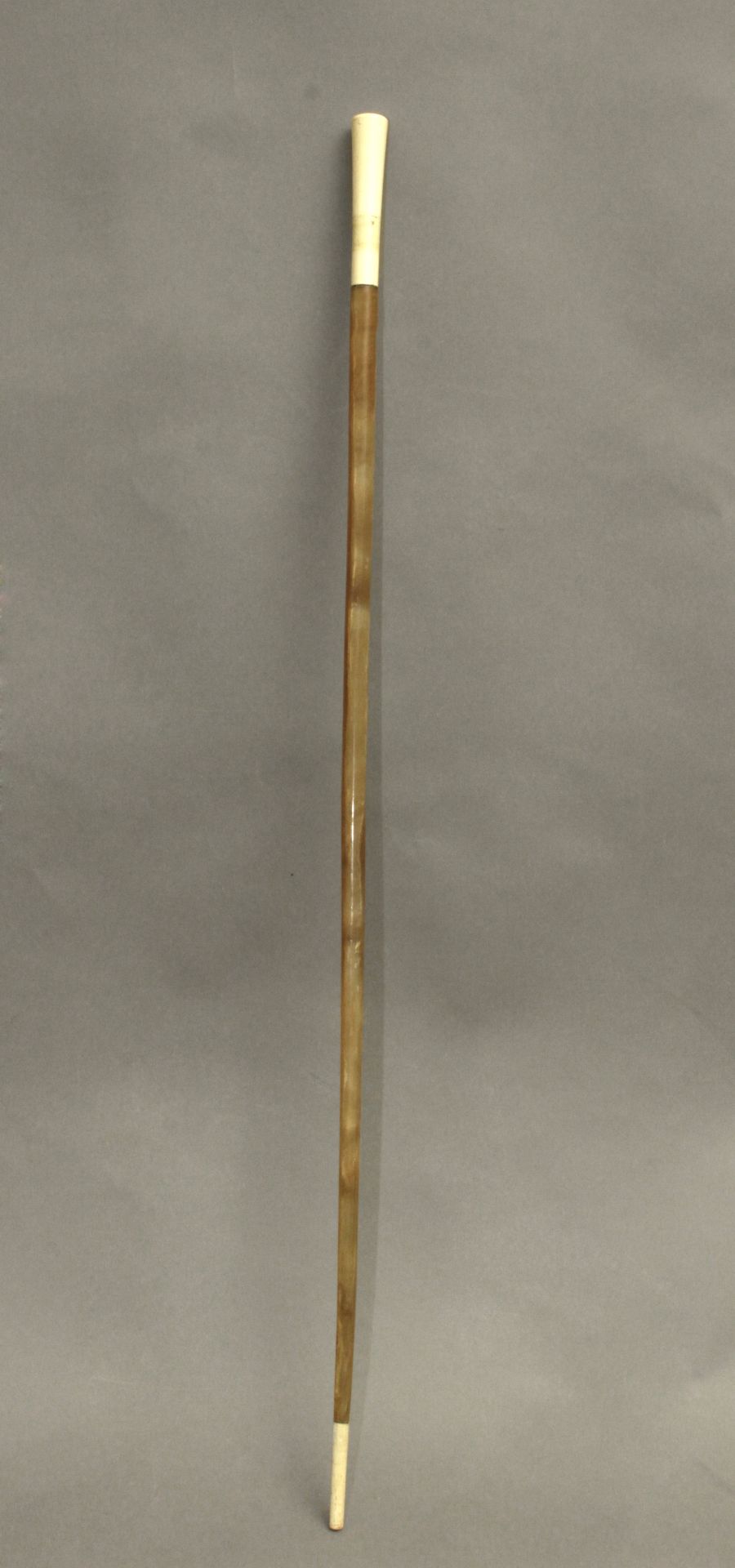 An ivory handled walking stick circa 1900 - Bild 2 aus 5