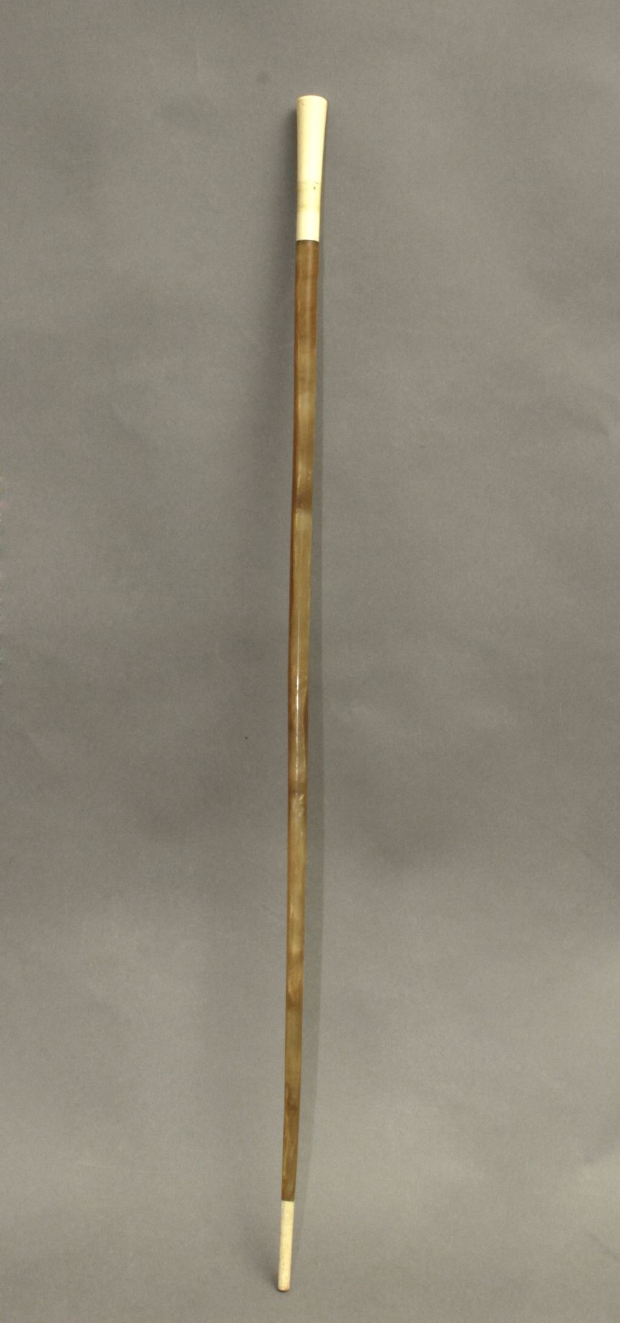 An ivory handled walking stick circa 1900 - Image 2 of 5