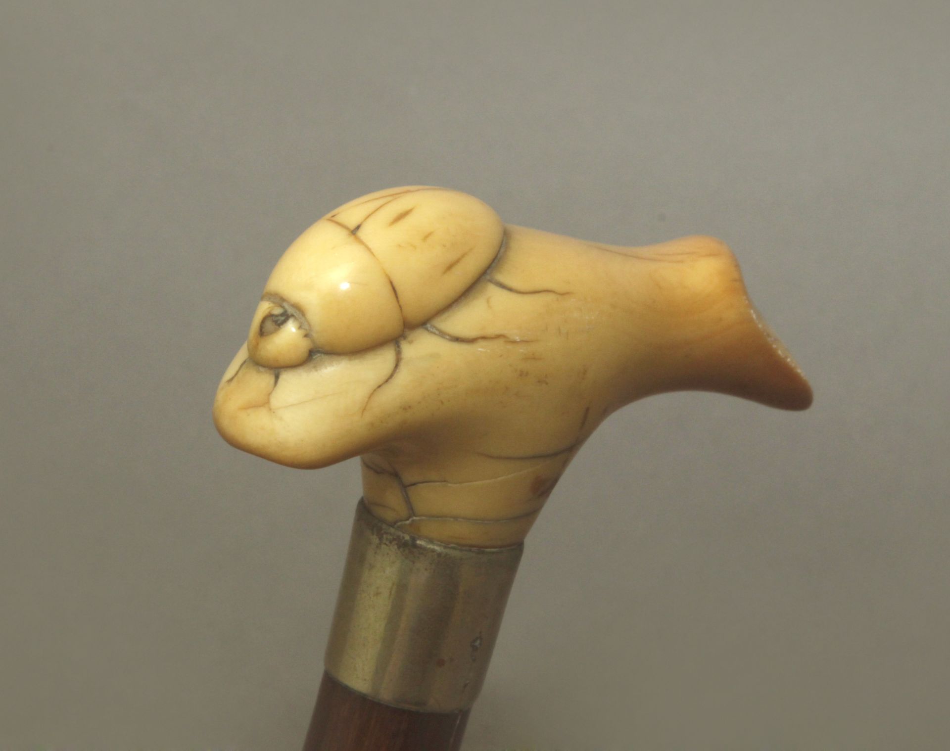 A 19th century probably Japanese walking stick