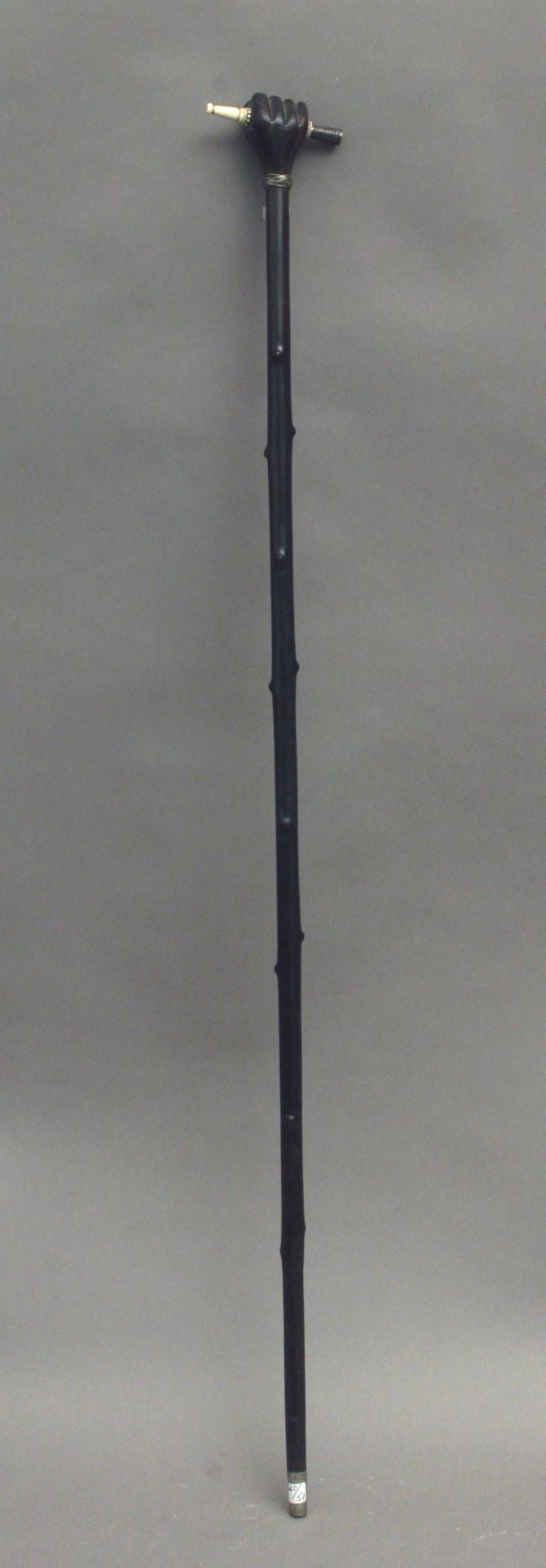 A probably Anglo-Indian walking cane circa 1900 - Bild 2 aus 4